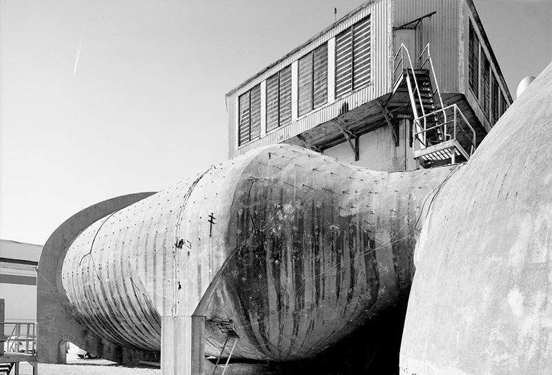 Illustration for article titled Huge Machines Hurl Artificial Storms Deep Inside This NASA Hangar